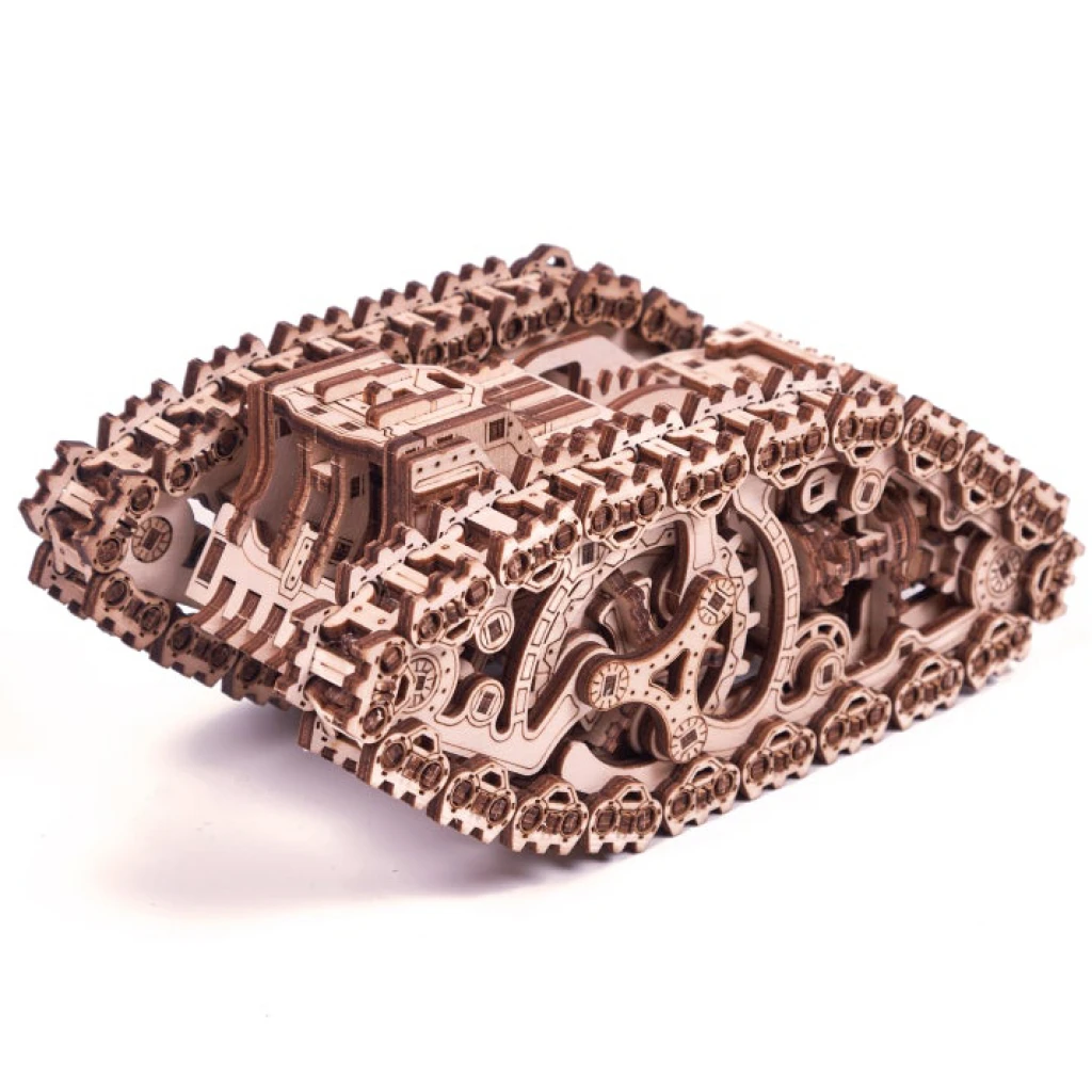 Puzzle 3D mecanic din lemn tanc cadou de craciun pentru iubit