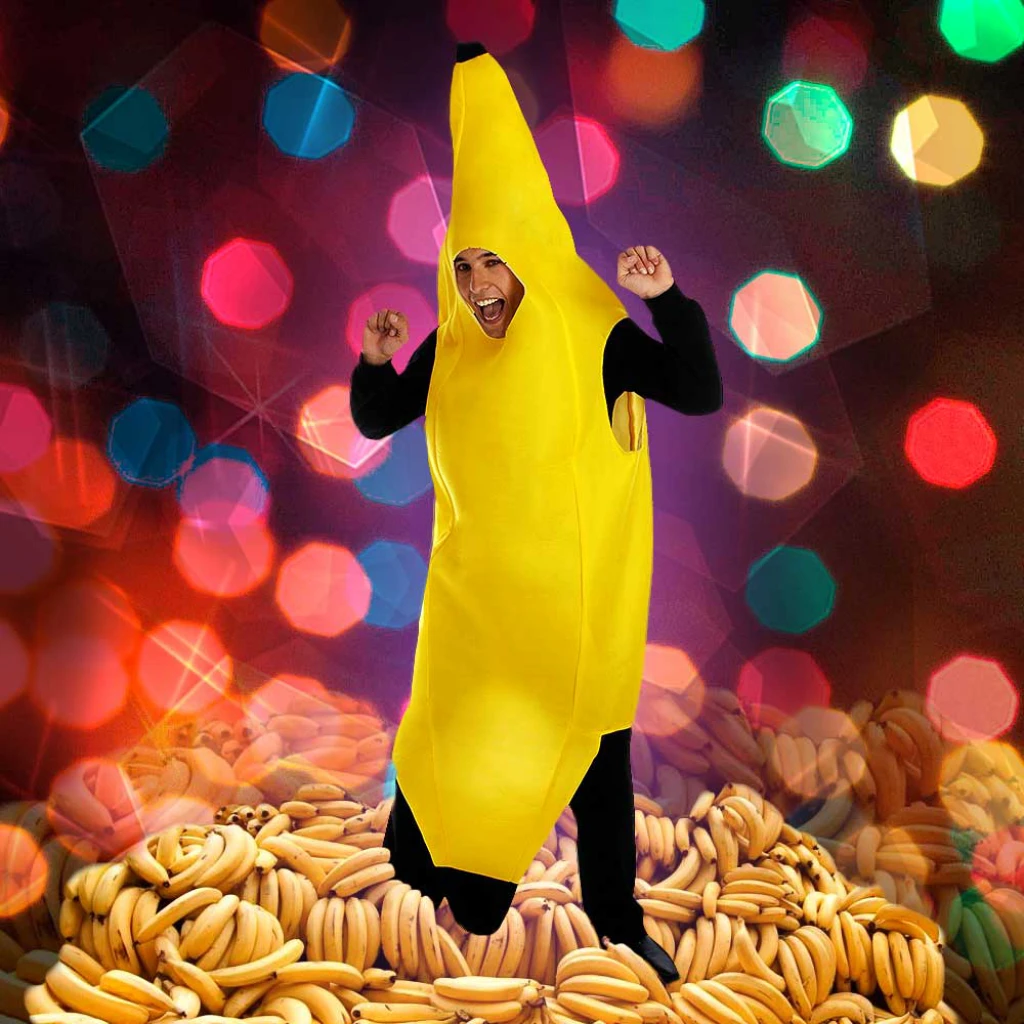 Costum in forma de banana cadou secret santa haios