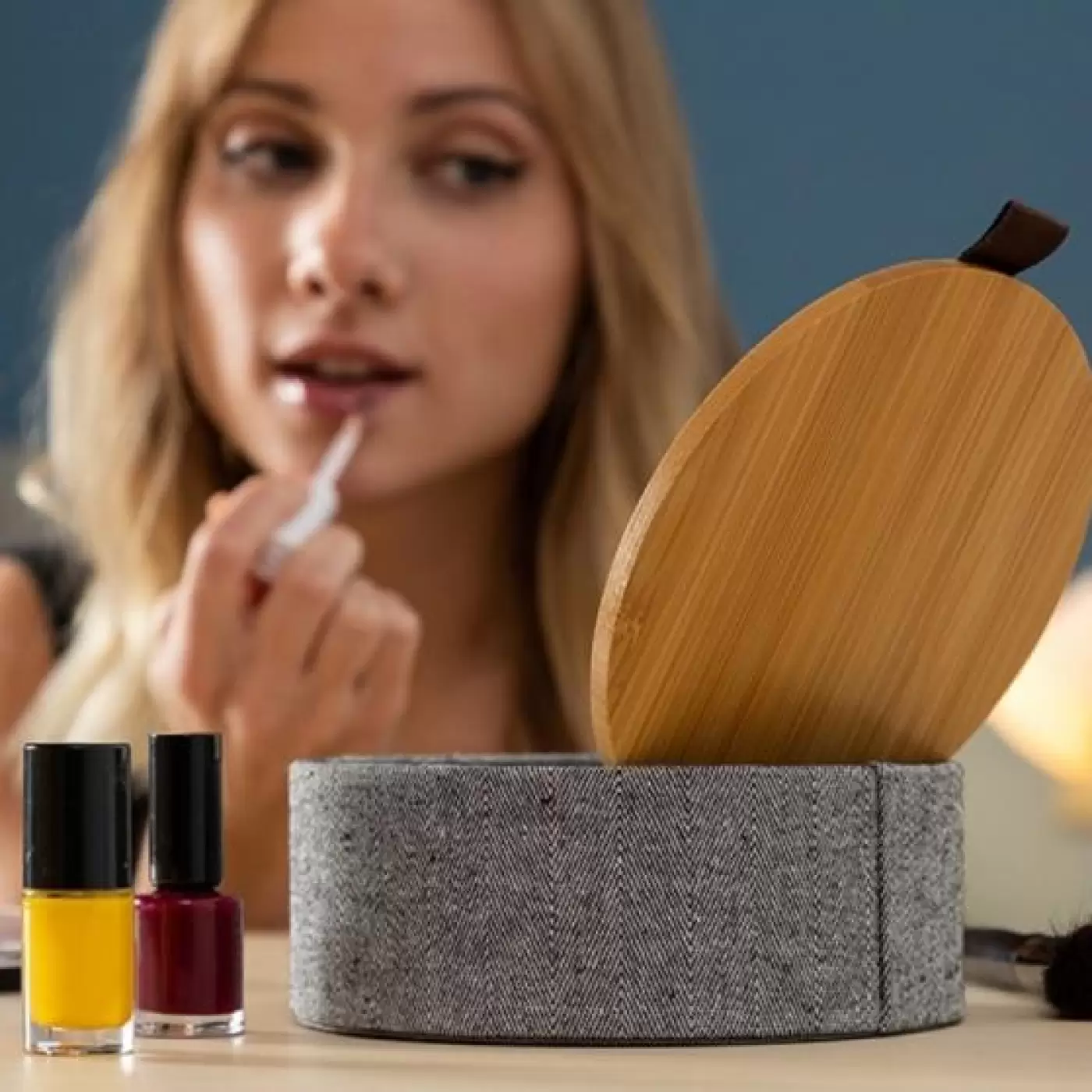 Cutie de bijuterii cu oglinda Mibox cadou femei 40 ani