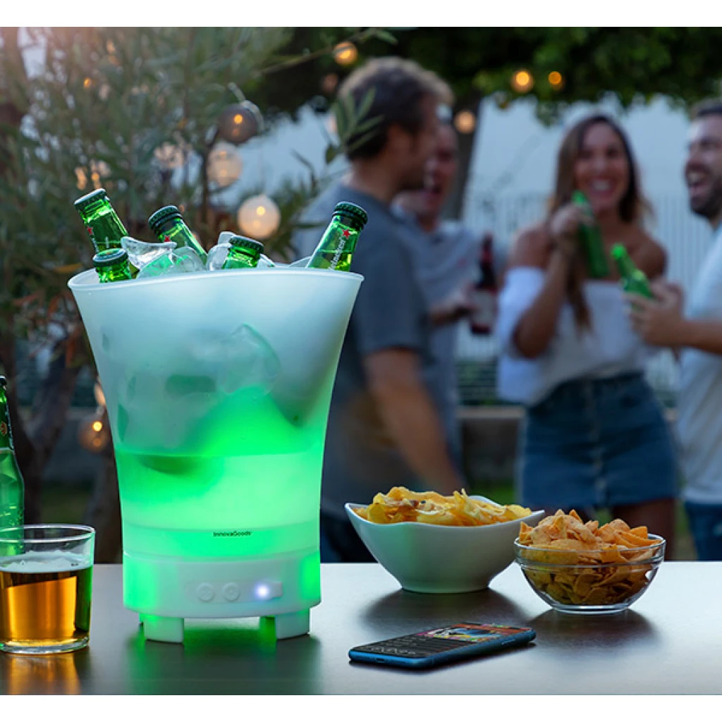 Frapiera cu lumina LED si boxa cadou pentru sot de craciun