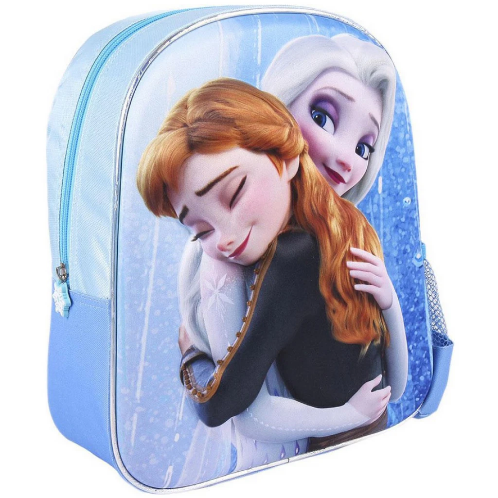 Ghiozdan 3D Frozen albastru cadouri copii